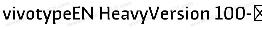 vivotypeEN HeavyVersion 100字体转换
